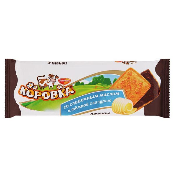 Печенье «Шоколадная коровка с маслом» – 4,06 унции (115 г)